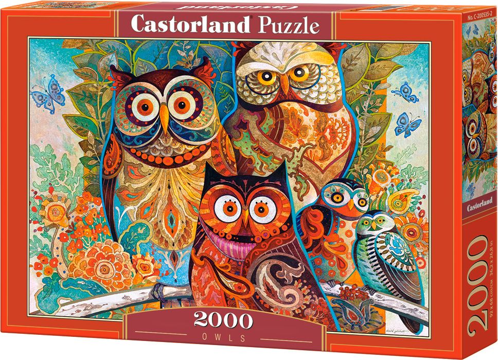 Castorland Uilen - puzzel - 2000 stukjes - Twaiko - de service tegen een scherpe prijs